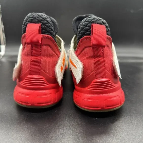 Nike LeBron Soldier 12 White Orange Red Size 6.5Y GUC Basketball AA1352-181 - Picture 4 of 7